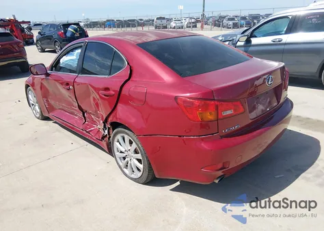 2006 Lexus Is 250 из США, поврежденный, VIN JTHBK262762019891